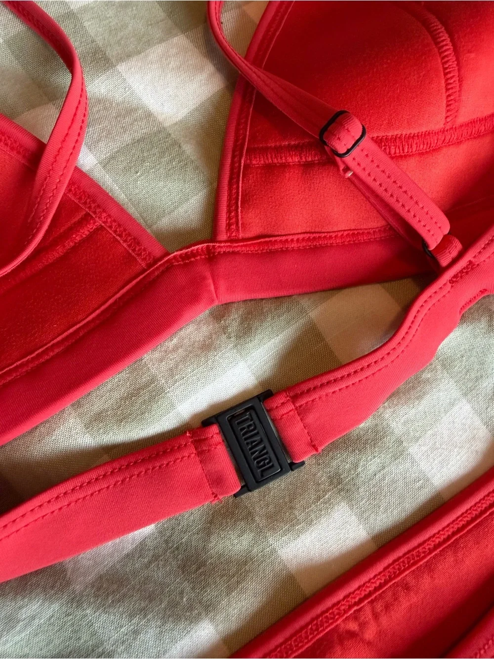triangl swimwear bold red